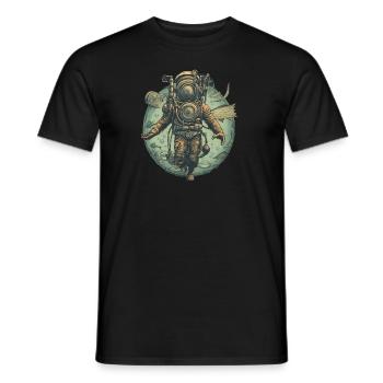 Diver - Men's T-Shirt - black - Front - AI Model Male 178 light (178cm)