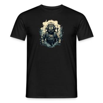 Plongeur - T-shirt homme - noir - Devant - AI Model Male 178 light (178cm)