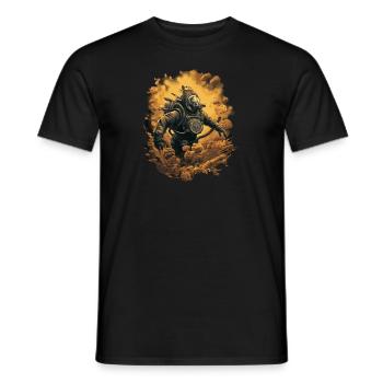 Plongeur - T-shirt homme - noir - Devant - AI Model Male 178 light (178cm)