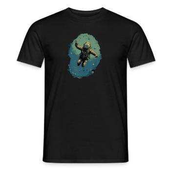 Plongeur - T-shirt homme - noir - Devant - AI Model Male 178 light (178cm)