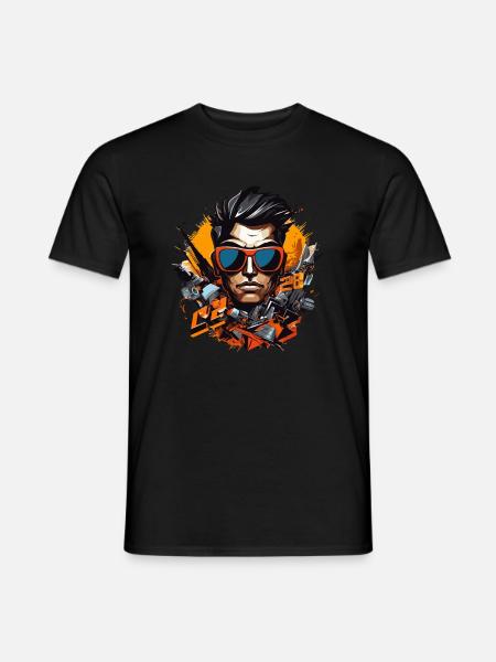 Dude - Männer T-Shirt - Schwarz