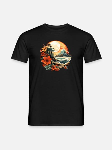 Tropical - Men's T-Shirt - black