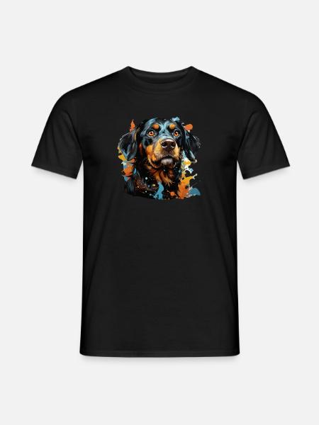 Chien - T-shirt homme - noir