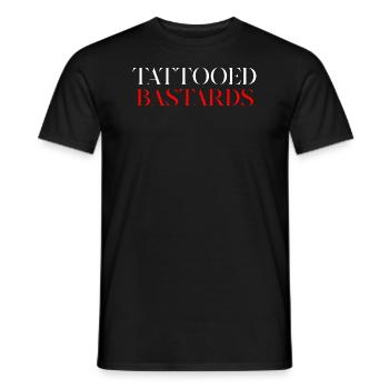 tattooed bastards crew - Männer T-Shirt - Schwarz - Vorne - AI Model Male 178 light (178cm)