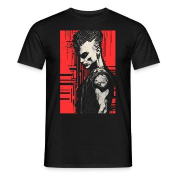 Generation X - Men's T-Shirt - black - Front - AI Model Male 178 light (178cm)