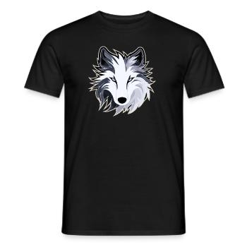 Wolf - Illustration - Männer T-Shirt - Schwarz - Vorne - AI Model Male 178 light (178cm)
