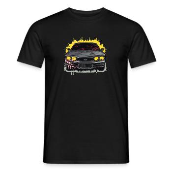 Car - Illustration - Men's T-Shirt - black - Front - AI Model Male 178 light (178cm)