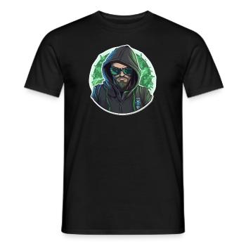 Ethical Hacker - Illustration - Männer T-Shirt - Schwarz - Vorne - AI Model Male 178 light (178cm)