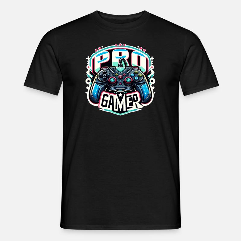 Pro Gamer - Controller Illustration - Men’s T-shirt - black