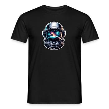 Dream Big - Astronaut Illustration - Männer T-Shirt - Schwarz - Vorne - AI Model Male 178 light (178cm)