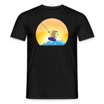 Journée Wake n’Bake - T-shirt homme - noir - Devant - AI Model Male 178 light (178cm)