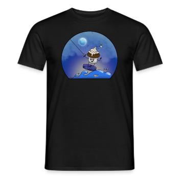 Nuit Wake n’Bake - T-shirt homme - noir - Devant - AI Model Male 178 light (178cm)