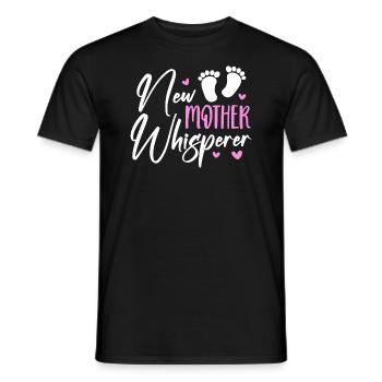 New Mother whisperer - Männer T-Shirt - Schwarz - Vorne - AI Model Male 178 light (178cm)