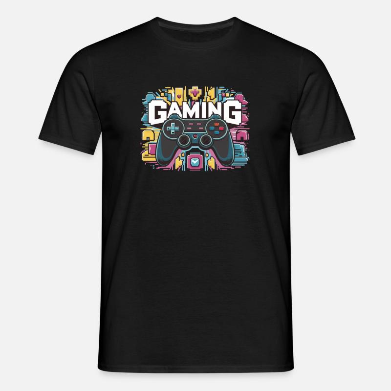 Gaming - Controller - Männer T-Shirt - Schwarz