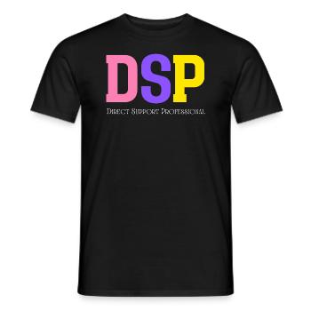 Direct Support Professional - Men's T-Shirt - black - Front - AI Model Male 178 light (178cm)