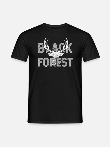 Black Forest for Black Shirts - Männer T-Shirt - Schwarz