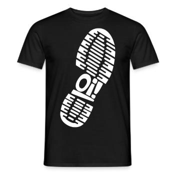 Oi! my Boots! - Men's T-Shirt - black - Front - AI Model Male 178 light (178cm)