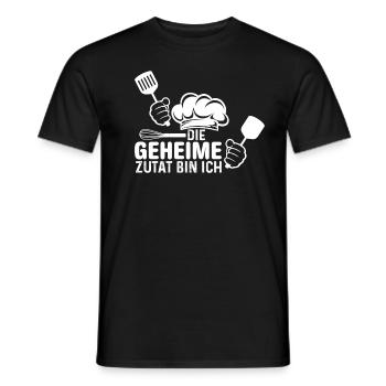 Koch die geheime Zutat - Männer T-Shirt - Schwarz - Vorne - AI Model Male 178 light (178cm)