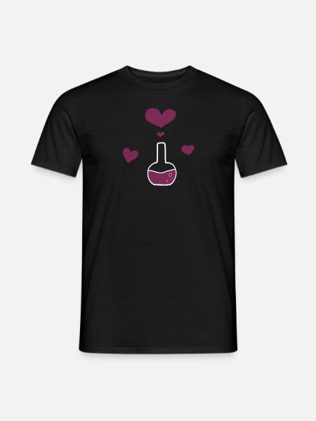 Chemistry Flasks - Men's T-Shirt - black