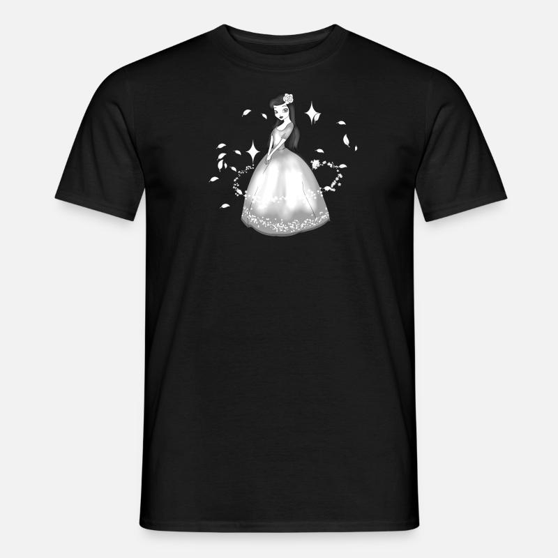 Prinzessin Mädchen - Männer T-Shirt - Schwarz