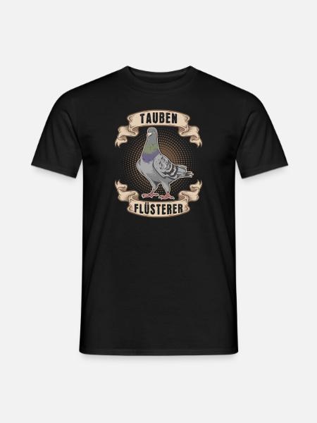Tauben Flüsterer - Männer T-Shirt - Schwarz