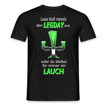 Muskel Lauch Pumpen Training Fitness Gym - Männer T-Shirt - Schwarz - Vorne - AI Model Male 178 light (178cm)