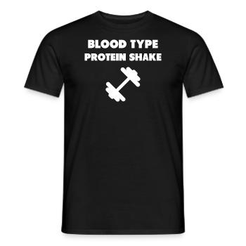 Funny Gym Shirt - Männer T-Shirt - Schwarz - Vorne - AI Model Male 178 light (178cm)