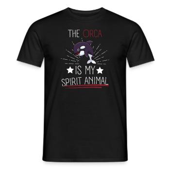 Orque Animal Épaulard Drôle de cadeau Épaulard - T-shirt homme - noir - Devant - AI Model Male 178 light (178cm)