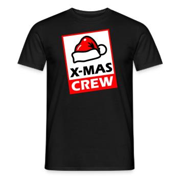 Christmas Crew XMAS Party - Men's T-Shirt - black - Front - AI Model Male 178 light (178cm)
