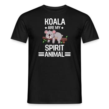 Zoo d’Australie Animal Gift Funny Koala - T-shirt homme - noir - Devant - AI Model Male 178 light (178cm)