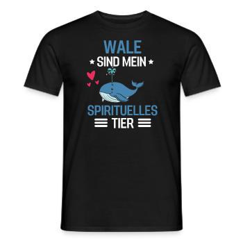 Ozean Tier Killerwal Lustige Geschenkidee Wal - Männer T-Shirt - Schwarz - Vorne - AI Model Male 178 light (178cm)
