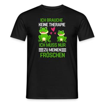 Ozean Tierliebhaber Meerestier Geschenk Wal - Männer T-Shirt - Schwarz - Vorne - AI Model Male 178 light (178cm)