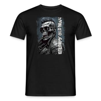 Grumpy old man - Männer T-Shirt - Schwarz - Vorne - AI Model Male 178 light (178cm)