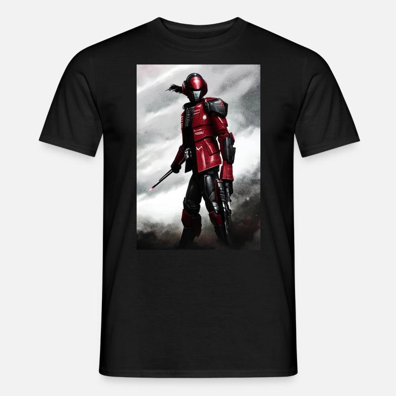 Krieger - Männer T-Shirt - Schwarz