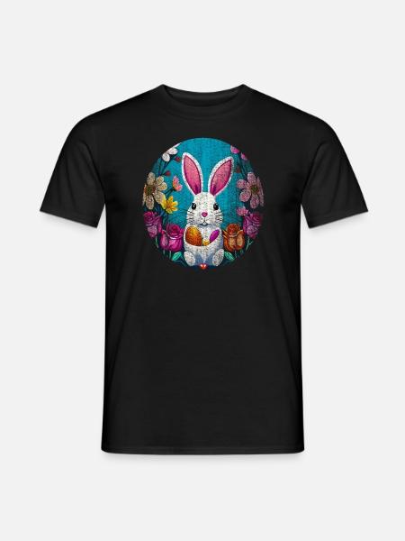 Great Easter motif - Men's T-Shirt - black