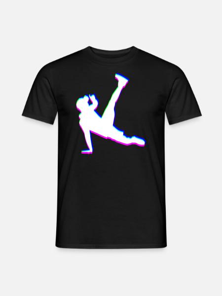 Trippy Breakdancer - Men's T-Shirt - black