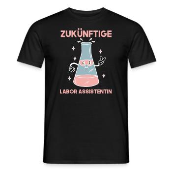 Zukünftige MTLA, Laborassitentin Ausbildung - Männer T-Shirt - Schwarz - Vorne - AI Model Male 178 light (178cm)