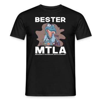 Bester MTLA, Labor assistent - Männer T-Shirt - Schwarz - Vorne - AI Model Male 178 light (178cm)