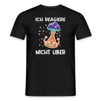 Ich reagiere nicht über mtla labor design - Männer T-Shirt - Schwarz - Vorne - AI Model Male 178 light (178cm)