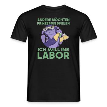 Andere möchten Prinzessin spielen mtla design - Männer T-Shirt - Schwarz - Vorne - AI Model Male 178 light (178cm)