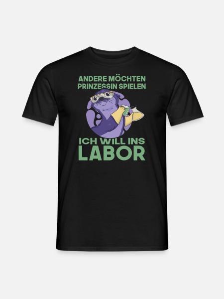 Andere möchten Prinzessin spielen mtla design - Männer T-Shirt - Schwarz