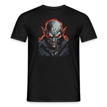 Monster Monster Demon Devil Vampire Guhl Zombie - T-shirt homme - noir - Devant - AI Model Male 178 light (178cm)