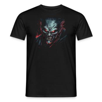 Monster Monster Demon Devil Vampire Guhl Zombie - T-shirt homme - noir - Devant - AI Model Male 178 light (178cm)