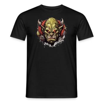 Monster Monster Demon Devil Vampire Guhl Zombie - T-shirt homme - noir - Devant - AI Model Male 178 light (178cm)