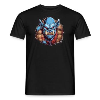Monster Monster Demon Devil Vampire Guhl Zombie - T-shirt homme - noir - Devant - AI Model Male 178 light (178cm)
