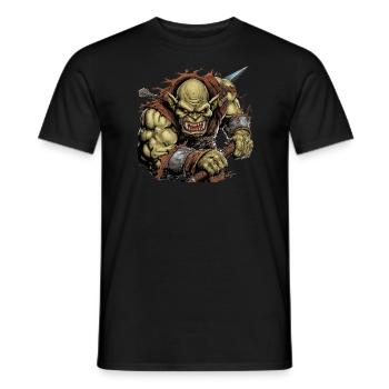 Monster Monster Demon Devil Vampire Guhl Zombie - T-shirt homme - noir - Devant - AI Model Male 178 light (178cm)