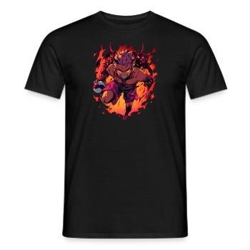 Monster Monster Demon Devil Vampire Guhl Zombie - T-shirt homme - noir - Devant - AI Model Male 178 light (178cm)