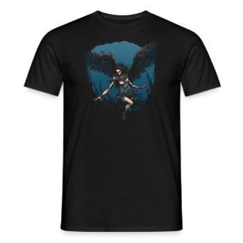 Monster Monster Demon Devil Vampire Guhl Zombie - T-shirt homme - noir - Devant - AI Model Male 178 light (178cm)