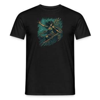 Monster Monster Demon Devil Vampire Guhl Zombie - Men's T-Shirt - black - Front - AI Model Male 178 light (178cm)