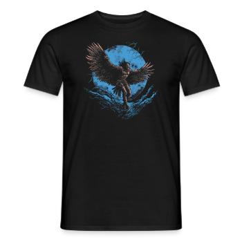 Monster Ungeheuer Dämon Teufel Vampir Guhl Zombie - Männer T-Shirt - Schwarz - Vorne - AI Model Male 178 light (178cm)
